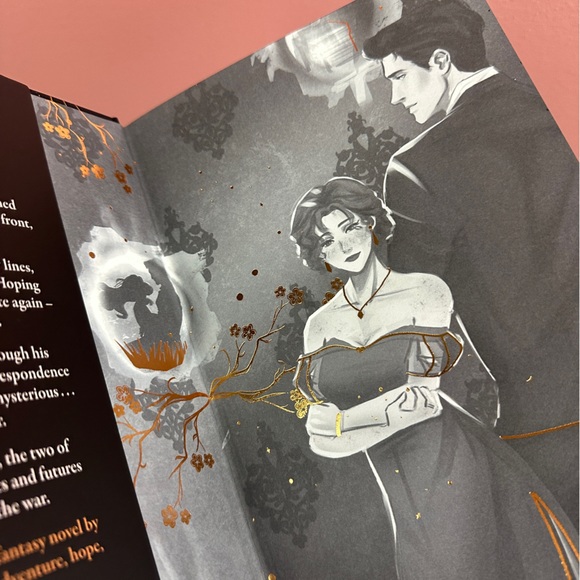 FairyLoot Ruthless Vows By Rebecca Ross Digital Signature Stenciled Edges - Picture 7 of 9